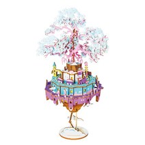 [무료배송][영문판] 로보타임 오르골 ROBOTIME D.I.Y 뮤직 박스 AM45 City In The Sky 하늘도시