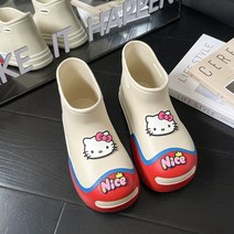 여성 숏 방수 레인부츠