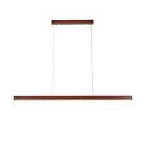 원목 식탁등 호두나무 LED 주방 식탁 조명 인테리어 펜던트 우드 식탁등, 월넛 150cm 무단조광   삼색등