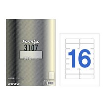 원클릭도매/레이져반투명라벨(LC-3107/10매/16칸), 1