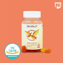 아이클키즈 비타민C&아연 꾸미 어린이유아 영양제 132g(2.2g/60꾸미) 1통, 단품, 단품