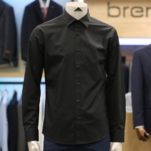 코오롱 브렌우드 22년 F/W [노타이] 솔리드 슬림 드레스셔츠 BRSDX221BKX