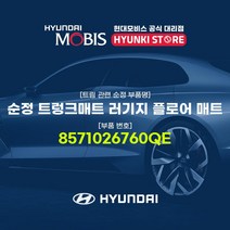 현대모비스 순정 트렁크매트 러기지 플로어 매트 (8571026760QE), 1개