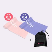 비핏 절단방지 스트레칭밴드 라텍스 근력운동 +2종 + 메쉬백 (베스트Set), 단품
