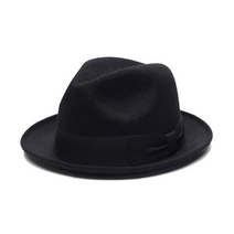 느와르 페도라 중절모 공연모자 카우보이 중년중절모 남성모자