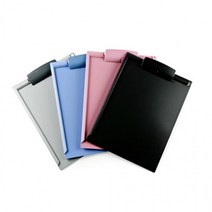 시스맥스 클립보드 A4 펜 꽂이 서류 메모 홀더 받침대, 블루, 색상:블루