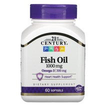 21센트리 21st century 생선 오일 1000 mg 60 소프트 젤옵션확인필수, 60 개