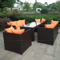 원목 루프탑 식탁 4인 그레이 풀빌라 리조트 라탄 의자 정원 옥상 펜션, 조합하다, 1인 자리