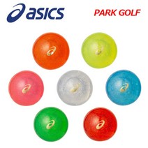2021 아식스 파크골프공 하이파워 X LABO 이도류 4피스 볼, 그린, 1개
