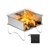 Ciaoo 캠핑용 접이식 바베큐 그릴, 1세트