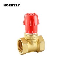 가스레귤레이터 미니 압력 조절기 12quot 34 1 2 황동 유량 제어 밸브 dn15dn20dn25dn32dn40dn50 수동 조절 밸브 단방향 공기 물, DN50