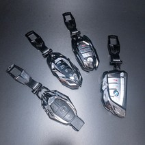 BMW 벤츠 현대 기아 쉐보레 메탈 키링 키커버 키홀더 아반떼 소나타 싼타페 투싼 쏘렌토 스포티지 K3 K5 말리부 레이 모닝 베뉴, 실버, 벤츠(A 구형)