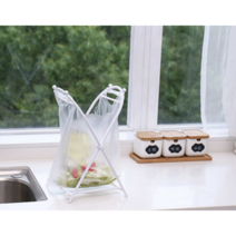 미니 접이식 캠핑쓰레기봉투걸이 쓰레기봉지 걸이 쓰봉 휴지통 거치대