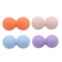주닉스 TPE 마사지볼 땅콩 듀얼 지압 요가볼, 스카이블루, 1개