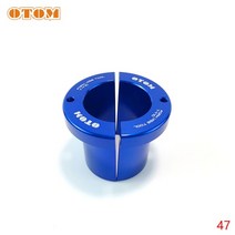 지게차 부품 otom 오토바이 알루미늄 포크 바이스 도구 구성 핸들 바 유니버설 쇼크 업소버 제거 수리 클램프 렌치 액세서리, 블루 d47mm