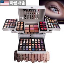 [PhantomSky 정품] 132가지 색상 올인원 메이크업 팔레트 화장품 컨투어 키트 선물 상자 조합 아이섀도우 크림 컨실러 눈썹 파우더 립글로스 블러쉬 및 페이스 프레