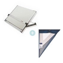 미카도 휴대용제도판 경질 MK-PS-406 450x600(고급형)_삼각자/잉킹 콜라보