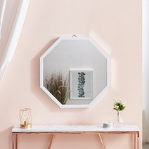 에이스홈 코코 정팔각 벽거울, 화이트 / MA008_WHT, 600
