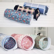 베개 경추베개 캔디베개 핸드메이드 캔디경추베개 모음, 베개커버_매화(민트)