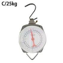 매달림 저울 톤백 산업용 고강도 디지털 중량 걸이 후크 액세서리 고하중 낚시 스프링, 25kg