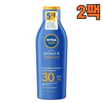 NIVEA 니베아 SPF30 썬 프로텟트 모이스쳐 썬 로션 200ml, 2팩