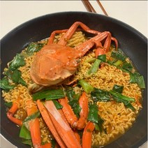 포항 구룡포 가성비 홍게 실속형 4.8kg 박달 연지 홍게, 2.4kg, 실속홍게(1~2인용) +라면, 1개