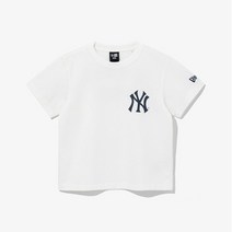 뉴에라키즈 [뉴에라키즈]MLB 뉴욕 양키스 티셔츠 오프 화이트(13114854)