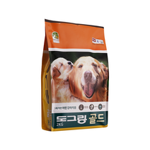 도그랑 골드 절약형 2kg 강아지 통사료, 1개