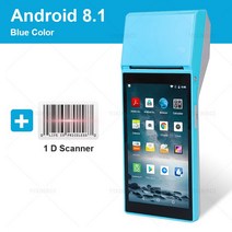 안드로이드 POS PDA 터미널 열 무선 모바일 프린터 58mm 영수증 BT 빌 와이파이 NFC 스캐너 올인원 시스템, 07 Scanner Version_02 미국 플러그