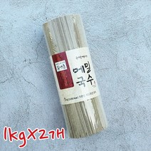 봉평촌 메밀국수 롤타입 1kgX2개 국내산 쫄면 냉면 냉모밀 소바 비빔 잔치 막국수 소면 건면 메밀 국수, 1kg, 2개