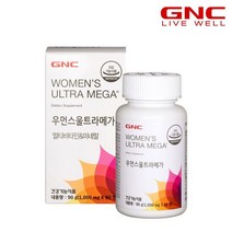 [GNC] 우먼스울트라메가 멀티비타민앤미네랄45일분, 단품, 단품