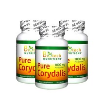 바이오텍 코리달리스 현호색 뿌리 10:1 추출물 1000mg 120베지캡슐 3팩, 1개, 기본