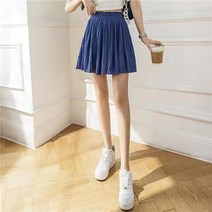 Sevalo 플리츠 주름 스커트 밴딩 미니
