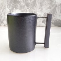 토비 빈티지 칸탈 블랙 머그 (450ml), 단색