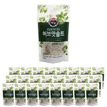 백설 천일염 허브맛솔트 순한맛 100g x24개
