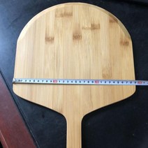 피자삽 주걱 대나무 피자 껍질 나무 서빙 팬 치즈와 챠쿠테리 보드 패들 커팅 손잡이 포함 핫세일, 12 inch