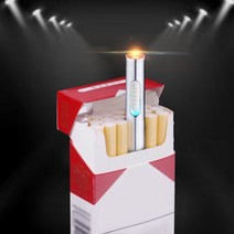 충전식라이터 usb라이터 전기라이터 전기충전라이터, 레드, 1개