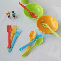 DL 120일본 레이카 컬러풀 스푼 포크 세트 야외 캠핑.리빙톡톡, 포크4P세트