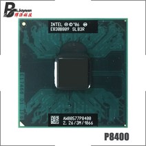 인텔 코어 2 듀오 모바일 P8400 SLGFC SLB3Q SLB3R SLB52 SLG8Z 2.2 GHz 듀얼 스레드 CPU 프로세서 3M 25W 소켓 P