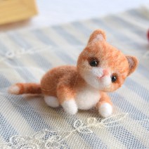 아트조이 DIY 고양이 양모펠트 키트 치즈태비