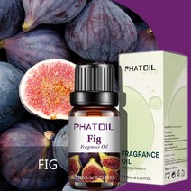 PHATOIL 10ml 라임 향수 오일 과일 딸기 오렌지 망고 사과 수박 레몬 무화과 아로마, [01] 10ml, [17] Fig