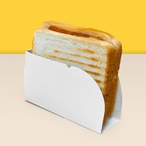 종이트레이 토스트샌드위치 파니니 백색 접이식 JP-115W 장원패키지 [100ea]