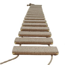 나무위의고양이 캣타워 스크레처 캣워커 선반 다양한 크기 cat bridge use for cat 케이지 sisal rope cat 사다리 애완 동물 가구 cat step 새끼, 35cm 직선 사다리, 쇼로