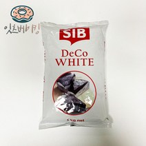 데코 화이트 (1kg) 슈가 파우더 스노우 설탕 가루, 1kg, 단품/단품