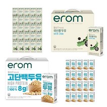 이롬 황성주 박사의 고단백 두유 식물성 단백질 100% + 고칼슘 검은콩, 40팩, 190ml