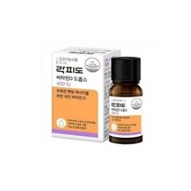 락피도 비타민D 드롭스 400IU, 3개, 10ml