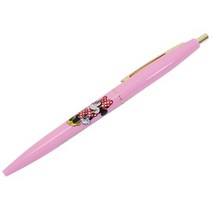 미니 마우스 BiC 클릭 골드 검정 유성 볼펜 0.5mm (베이비핑크)
