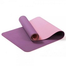 더블 TPE 요가매트 논슬립 필라테스매트 6mm, 단품