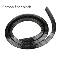 마이너스몰딩 pvc 천정 바닥 마감재 자동차 외부 휠 눈썹 고무 충돌 방지 스트립 검정색 1.5m 펜더 확장, 01 Carbon fiber black
