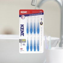 켄트 치간칫솔 8개입 1팩 0.4mm 블루